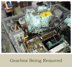 Previous Projects CVR T Sabre 02 FD 14 Hull Section Gearbox Being Removed