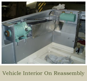 Previous Projects CVR T Sabre 02 FD 14 Hull Section Vehicle Interior On Reassembly