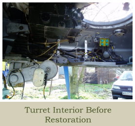 Turret Interior Previous Project CVR T Sabre 02 FD 14 Turret Section Before Restoration