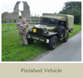 Previous Projects Dodge WC51 Completed Vehicle Section