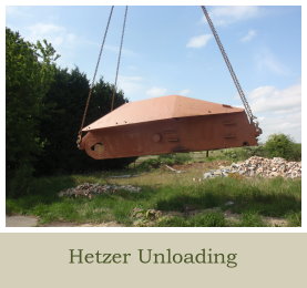Jagdpanzer 38 (t) Hetzer being unloaded